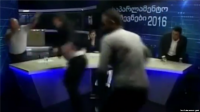Azərbaycanlı və gürcü namizədlər canlı yayımda dalaşdı- [Video]