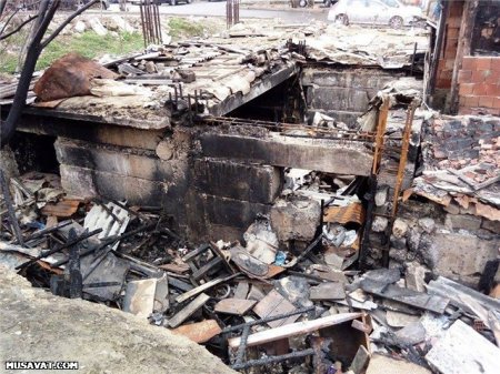  Uşaqların yanaraq, kül olduqları çarpayıda “yolka” qurulub - REPORTAJ, FOTOLAR