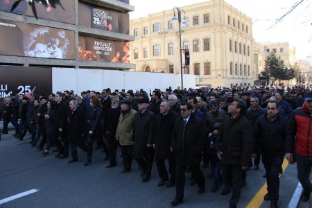 Milli Şura Xocalı soyqırımını belə yad etdi FOTO VİDEO