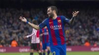 "Barselona" futbolçusundan Simeoneyə qeyri-etik hərəkət - FOTO
