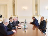 Prezident İlham Əliyev ATƏT-in Minsk qrupunun həmsədrlərini qəbul edib