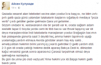 Sumqayıt yolundakı qəzada yaralanan tələbə qızın bacısı etiraz püskürdü