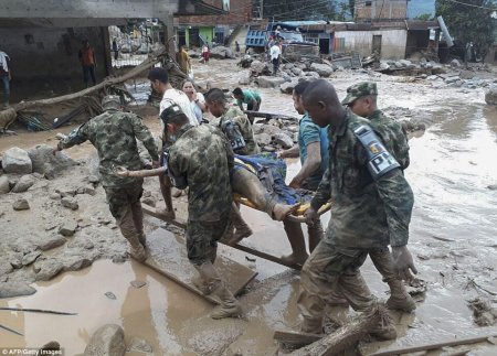 Kolumbiyada şəhəri sel basdı: 254 nəfər ölüb, 220 nəfər itkin düşüb - FOTO