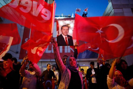 Ərdoğanın uğuru belə qeyd olundu - FOTO