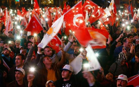 Ərdoğanın uğuru belə qeyd olundu - FOTO