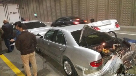 Bakıda zəncirvari yol qəzası: yaralılar var