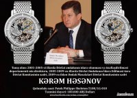 750 min dollar dəyərində 3 məmur saatı