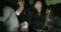Novxanı yolunda Xatirə İslamın başına iş gəldi - Gecə saatlarında çəkilən o görüntülər... / VİDEO