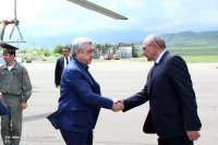 Sərkisyan Şuşanın işğalını bayram etmək üçün Qarabağa gəlib