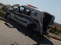 Bakıda dəhşətli qəza: polis maşını ilə "Porsche" toqquşdu: 1 polis öldü, digərləri yaralandı - VİDEO - FOTO