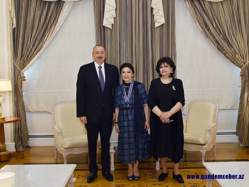 Prezident İlham Əliyev Fidan Qasımovanı qəbul edib - FOTO