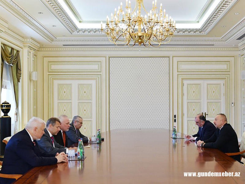 Prezident İlham Əliyev ATƏT-in Minsk qrupunun həmsədrlərini qəbul edib