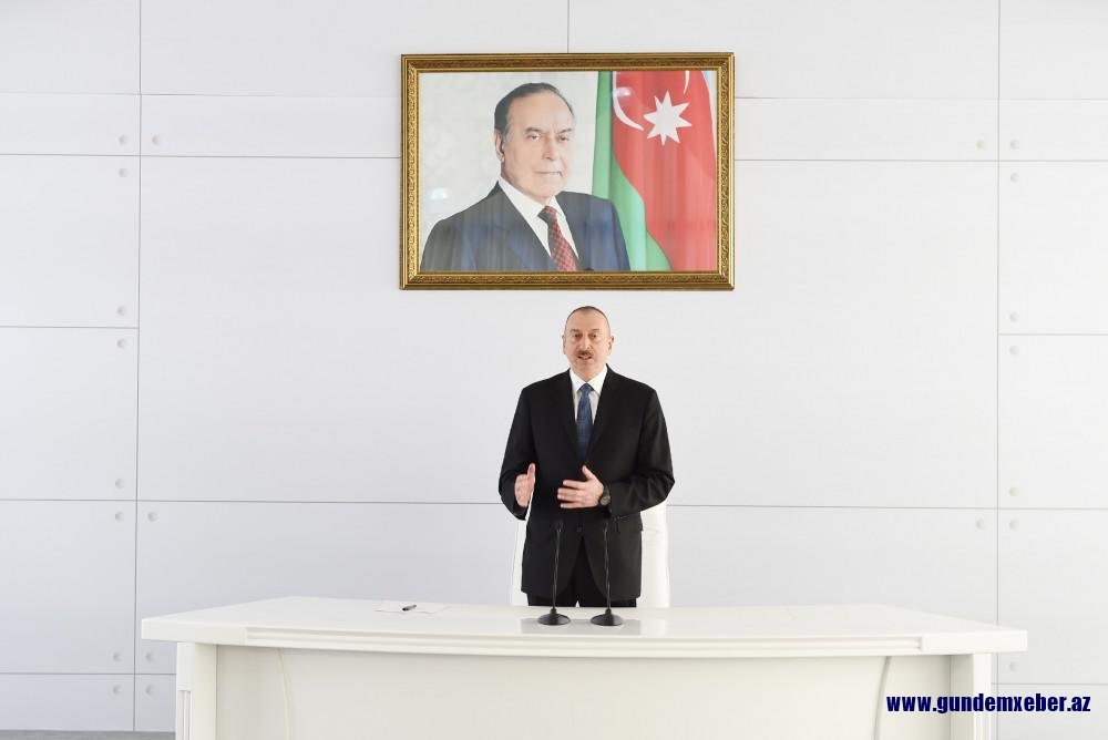 Prezident İlham Əliyev Şirvanda səfərdədir - FOTO