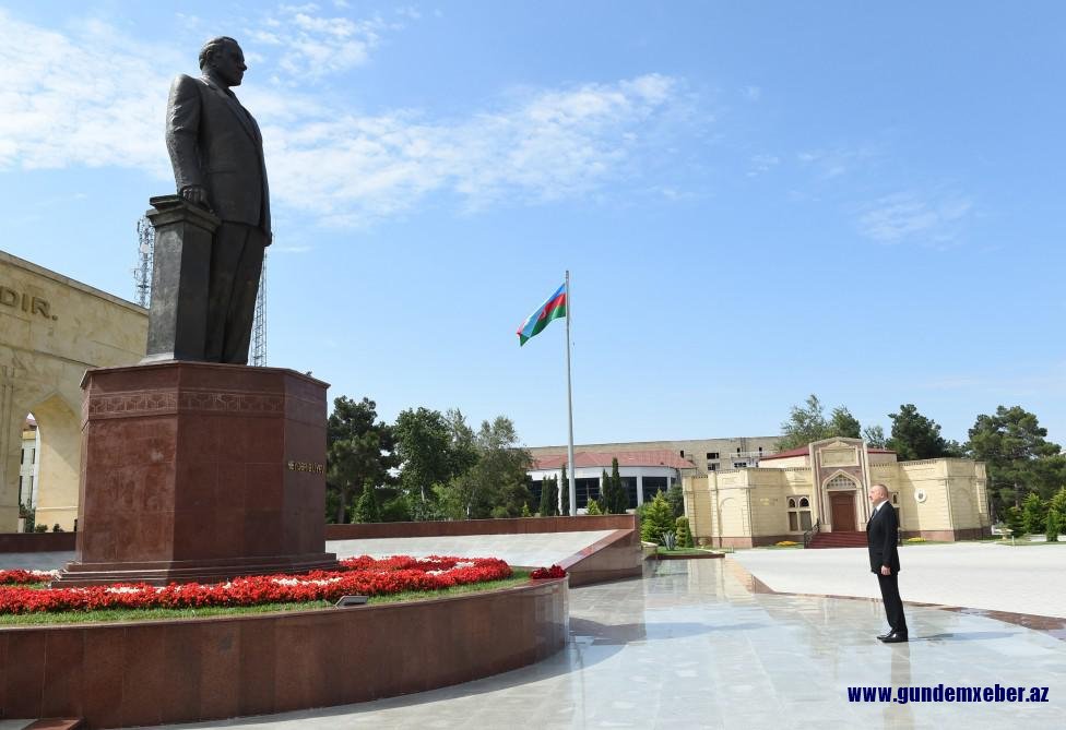 Prezident İlham Əliyev Şirvanda səfərdədir - FOTO