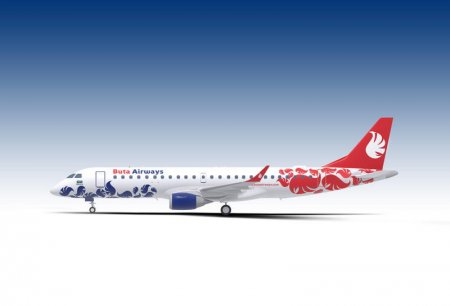 "BUTA AIRWAYS" aviaşirkətinin livreyası və loqotipi təsdiq olundu
