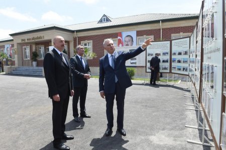 Prezident İlham Əliyev yenidən qurulan Cocuq Mərcanlı kəndində görülən işlərlə tanış olub - FOTO