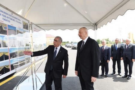 Prezident İlham Əliyev yenidən qurulan Cocuq Mərcanlı kəndində görülən işlərlə tanış olub - FOTO