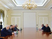 Prezident İlham Əliyev ATƏT-in Minsk qrupunun həmsədrlərini qəbul edib
