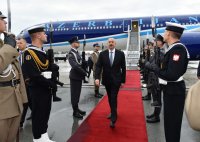 Prezident İlham Əliyev Polşada rəsmi səfərdədir - FOTO