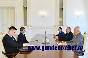 Prezident İlham Əliyev Türkmənistan Nazirlər Kabineti sədrinin müavinini qəbul edib - YENİLƏNİB