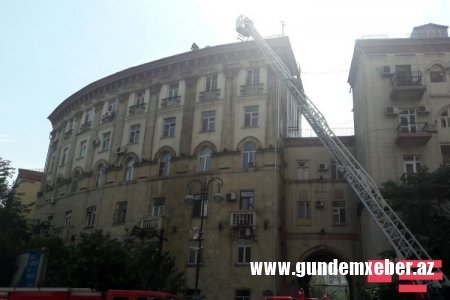 Bakıda yanan bina ilə bağlı SON XƏBƏR