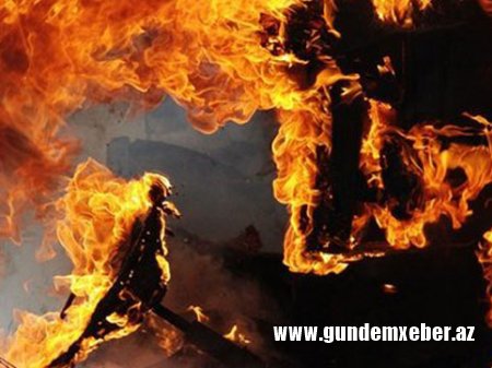 Sumqayıtda yaşayış binasında yanğın baş verib -  tüstüdən zəhərlənənlər var