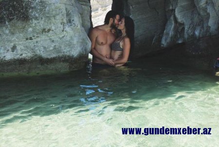 Türkiyənin ulduz cütlüyündən romantik foto