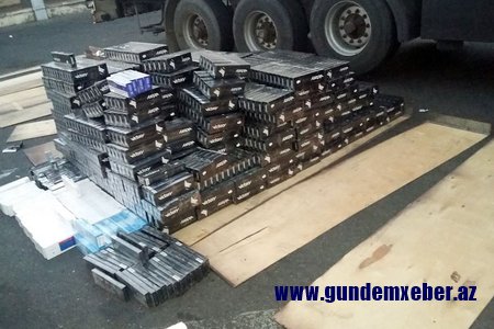 Gömrükdə külli miqdarda siqaret müsadirə edilib- VİDEO