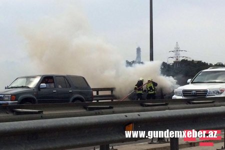 Bakıda yanan avtomobildə ölən şəxsin kimliyi məlum oldu - YENİLƏNİB