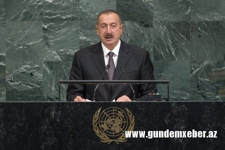 İlham Əliyev BMT tribunasından Sərkisyanın yalanlarını faş etdi - hadisə kimi çıxış