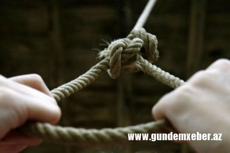 Toyda əri ilə dalaşan qadın özünü asdı