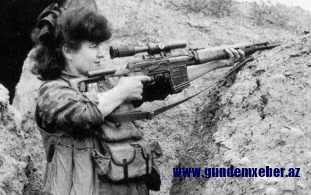 Aprel döyüşlərində igidlərimizə güllə atan erməni snayper qadınları -  SİZ DƏ TANIYIN - FOTOLAR - VİDEO