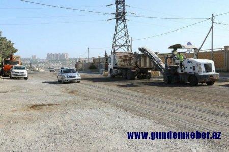 Sürücülərin nəzərinə: Bu yol təmir olunur