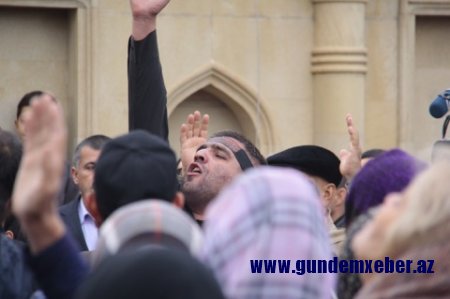 Bakıda Aşura mərasimi keçirilir - FOTOLAR