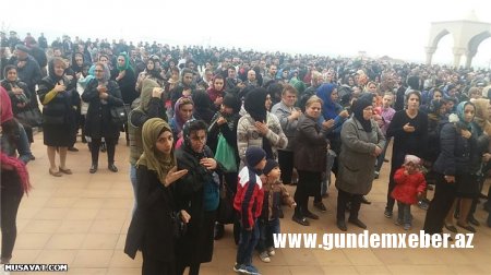 Aşura günü Bibi-Heybət məscidində izdiham yaşandı - VİDEO - FOTOLAR
