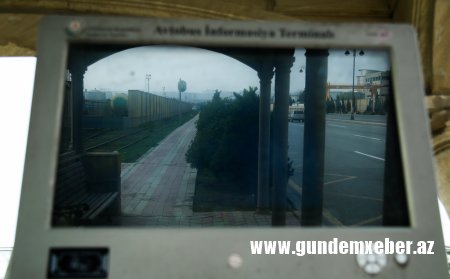 Bakıdakı 600 Avtobus İnformasiya terminalından 200-ü işləmir - FOTOREPORTAJ