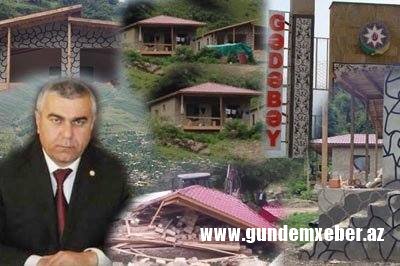 Gədəbəyin icra başçısı Oqtay Qaroğlunu “əsir-yesir” etdirib