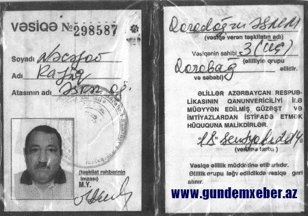 2-ci qrup Qarabağ əlili məmur özbaşınalığının “qurbanı olub” -ŞOK OLAY