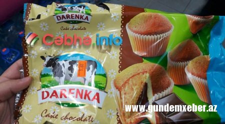 Bakıda "Darenka" firmasının məhsulu kiflənmiş çıxdı - FOTOLAR