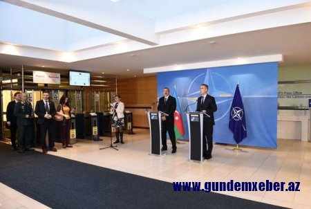 Azərbaycan prezidenti NATO-nun Şimali Atlantika Şurasının iclasında - FOTO