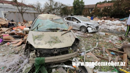 Çinin Ningbo şəhərində güclü partlayış baş verib, azı 2 nəfər ölüb