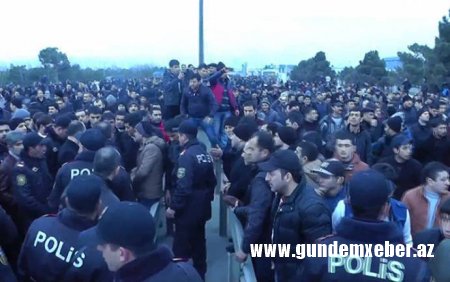 Beyləqanda sakinlər ayağa qalxdığından, rayonu etiraz dalğası bürüdü-VİDEO