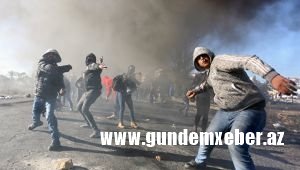 Fələstinlilərin etiraz aksiyalarında 1100 nəfər xəsarət alıb