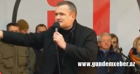 Ukrayna hökumətinə qarşı Saakaşvili marşı - CANLI YAYIM (FOTOLAR)