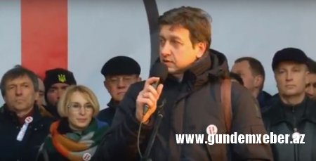Ukrayna hökumətinə qarşı Saakaşvili marşı - CANLI YAYIM (FOTOLAR)