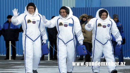 ABŞ, Yaponiya astronavtları və Rusiya kosmonavtı Beynəlxalq Fəza Stansiyasına yollanıb