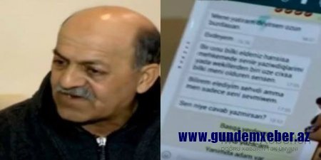 Qayınata efirdə gəlininin xəyanət mesajlarını göstərdi - VİDEO