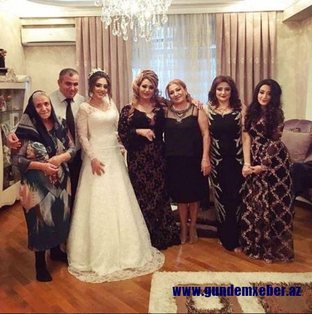 Mənzurə qızını gəlin köçürdü - fotolar