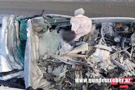 Azərbaycanlı biznesmen və oğlu yol qəzasında öldü -FOTOLAR