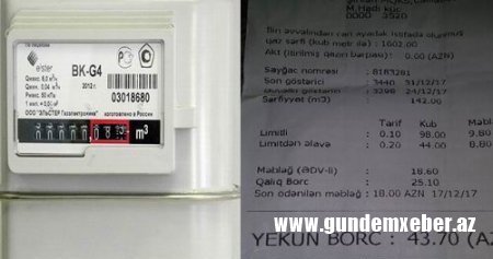 “Azəriqaz”ın limit oyunu - Bu il istifadə olunan qaz ötən ilki kimi sənədləşdirilir